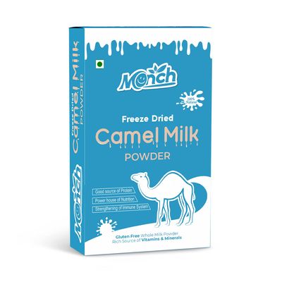 Monch Camel Milk Powder - Camel Milk Powder Natural - Freeze Dried (100g, Pack of 3)