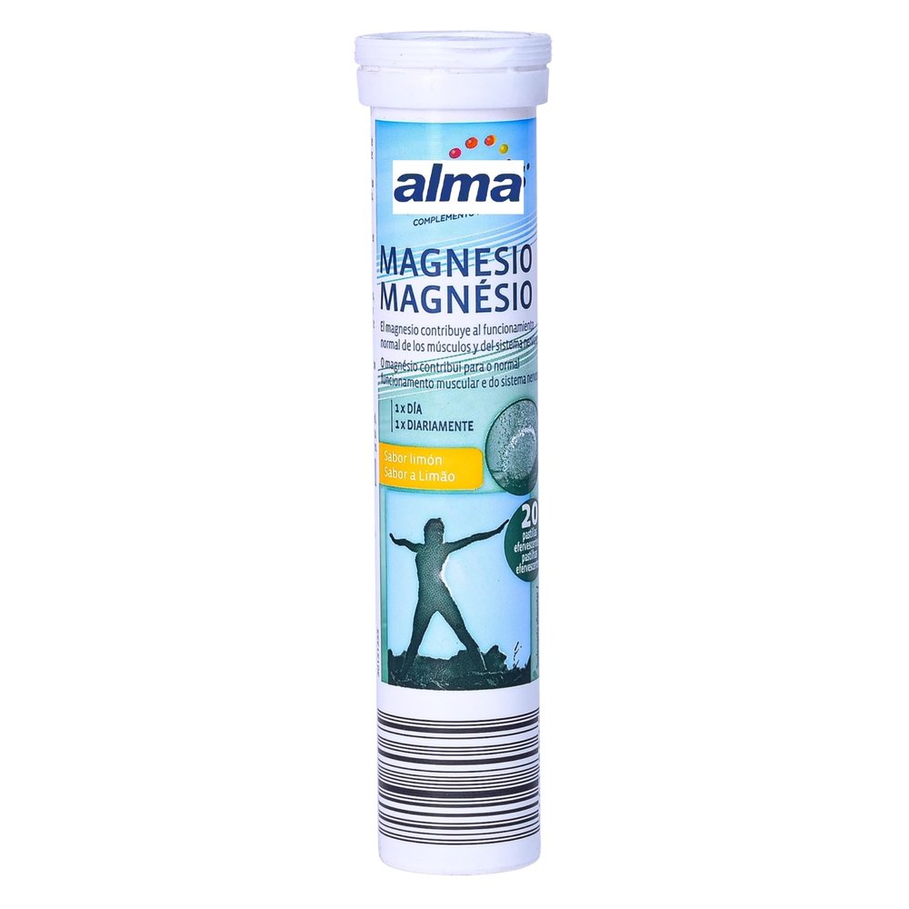 ALMA, European-Made Calcium Effervescent Tablets for Stronger Bones, Boost Daily Dose of Calcium intake.