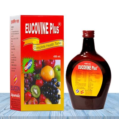 BAYWAY AYURVEDA Eucovine Plus For Family Good Health Wellness (Original, 2) - Liquid