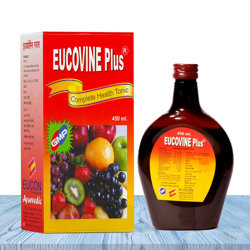 BAYWAY AYURVEDA Eucovine Plus For Family Good Health Wellness (Original, 2) - Liquid