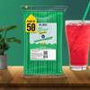 Dr. Bio Biodegradable Compostable Straw 200pieces Eco Friendly, Thick Quality, Made of Corn Starch | 1 cm x 21 cm | 10MM (Pack of 2) view 2