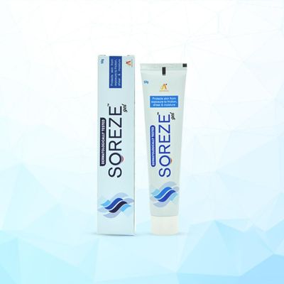 Amaterasu Soreze Bed Sores Prevention Gel | Skin Protectant Gel, Silicone Barrier Layer To Prevent Bed Sores | Pack of 1-50gm (50gm Each)