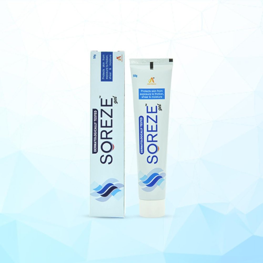 Amaterasu Soreze Bed Sores Prevention Gel | Skin Protectant Gel, Silicone Barrier Layer To Prevent Bed Sores | Pack of 1-50gm (50gm Each)