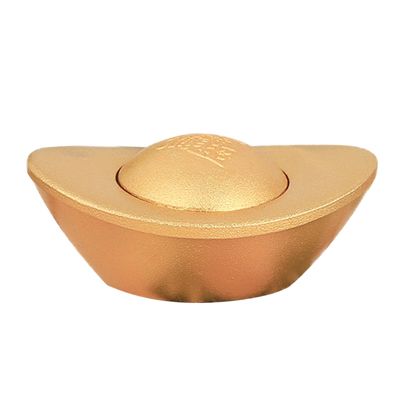 Fashion My Day Gold Ingot Ornament Golden Yuan Bao Toy Statue Collectible for Tabletop Home Home and Garden | Home Decor | Figurines| Figurine