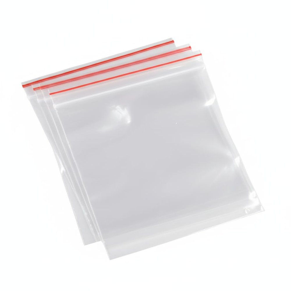ProKart (Pack of 50) Multipurpose Storage Zip Lock Pouch | Jewellery Pouch for Storage | Transparent Ziplock Pouches For Fridge Storage, Cosmetic & Jewellery Organizer (2"X 3") (50 Ziplock Pouch)