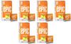 Manforce Epic Passion Extra Dotted Premium Condoms For Men, With 1800 Square Dots, Fruit Punch Flavour, Disposable Pouch (10 Counts), Orange x pack of 6 view 1