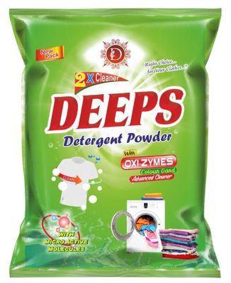 DEEPS Sparkling Clean Detergent Powder - Tough on Stains, Gentle on Fabric For Regular With a Touch of Jasmine Freshness -(Pack of 3)