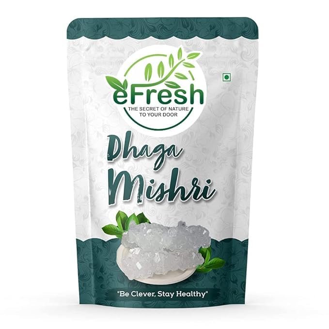 eFresh Dhaga Mishri Crystals, 1.8 Kg [900g x 2]