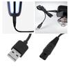 The Lord of the Tools 2Pcs 5V Electric Shaver USB Charger Cable Replacement Compatible with Skull Pitbull Gold PRO Shaver Charger Cord 1m Black view 3