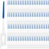 GXXMEI 200PCS Dual-Use Interdental Brushes Soft Silicone Dental Picks Toothpicks Between Teeth Brush, Tooth Flossing Brush for Cleaning Orthodontic Wire Toothbrush Clean Tool view 1