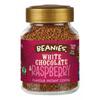 BEANIES Flavoured Instant Coffee White Chocolate & Raspberry Hot & Cold Coffee Makes 25 Cups 100% Arabica Light Roasted Coffee Sugar Free 50g. Bottle (White Chocolate & Raspberry) view 1