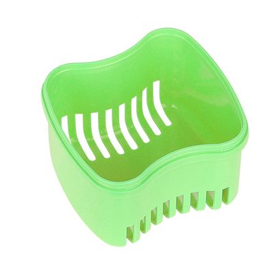Ubersweet False Teeth Container, False Teeth Storage Box Denture Box for Elderly Save Dentures(green) |||