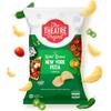 The Theatre Project Kettle Cooked Potato Chips - New York Pizza Flavour, Crispy, Gourmet Chips for Snacking Combo Pack of 5 Pouches (410g) view 4