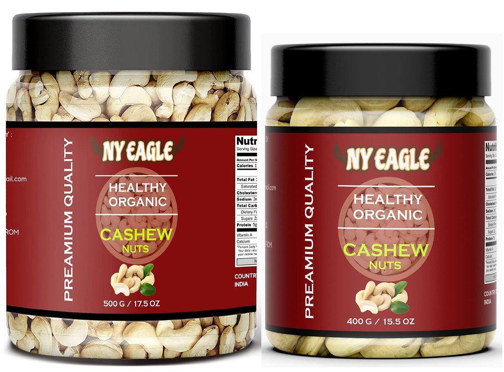 100% Natural Premium Whole Cashews | Whole Crunchy Cashew | Premium Kaju nuts | Nutritious & Delicious | Gluten Free | Source of Minerals & Vitamins (CASHEWS, 900g)
