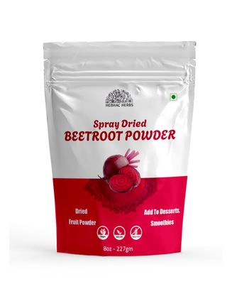 Beetroot Powder 227g- | Premium Beet Root Juice Powder 8 Ounces, | 100% Pure Raw Red Beetroot Superfood for Drinks, Juice, Recipes| Vegan, Non GMO, Gluten Free.