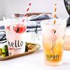 Adaamya - 100 Pcs - 8" (19.5 Cm) - 10 MM Thick Bio-degradable Disposable Paper Drinking Straws & Party Decoration Supplies (Random Colour & Print) (10 MM) view 2