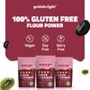 GOBBLERIGHT Flour Power Instant Cheela Dosa Mix  Pack of 4/1100g | Multi-Millet Batter with 22.2g Protein | Gluten Free, Vegan, Dairy Free, Soya Free | Healthy Breakfast for Kids & Families view 3