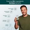 Supply6 360 Ultimate Health Powder for Women & Men | Daily Supplement with 63+Vitamins, Minerals, Probiotics, and Superfoods | Daily Greens | Gut Health supplements, Energy, Immunity (3 Servings, Taster Pack) view 2