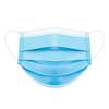 Disposable Face Mask 90 GSM Elastic Blue Spun Bond Fabric Pack Of 100 Pieces view 1