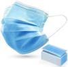 Disposable Face Mask 90 GSM Elastic Blue Spun Bond Fabric Pack Of 100 Pieces view 3