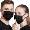 Arctic Enterprises Fabric 3 Ply Disposable Surgical Face Mask Protective Layer for Men and Women | Use and Throw Face Masks (, Pack of 100, Without Valve) (Black) view 4