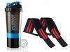 Cool Indian Combo of 500ml Gym Shaker & Wrist Band, Gym Shaker!Protein Shaker !Wrist Support!Wrist Supporter & Thumb Loop Strap for Gym. (RED) view 1
