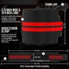 Cool Indian Combo of 500ml Gym Shaker & Wrist Band, Gym Shaker!Protein Shaker !Wrist Support!Wrist Supporter & Thumb Loop Strap for Gym. (RED) view 3