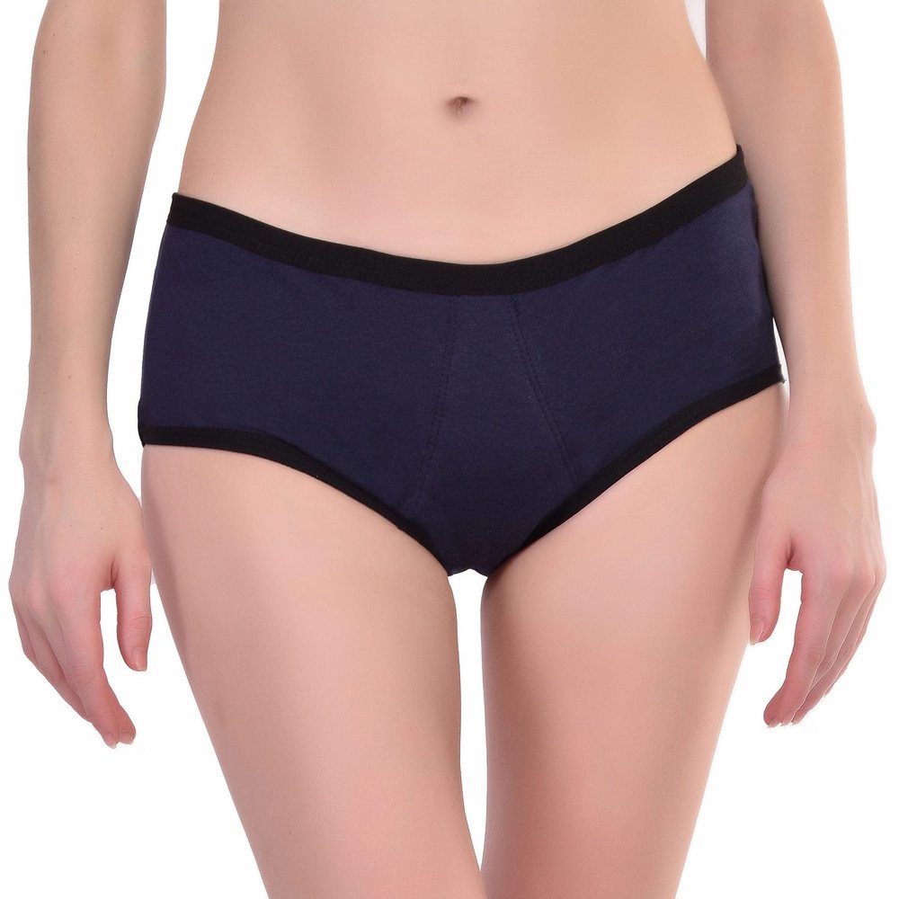 FabPad Women Reusable Leak Proof Period Panties Lasts for 3 Years Without Pads, Cups & Tampons (Pack of 1, Blue, 4XL)