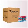 Eco Range Origami Tissue Roll 10 cm x 9.7cm(140 Pulls X 20) 2 Ply (20 in 1) Total 2800 Pulls | Home & Commercial Use view 1