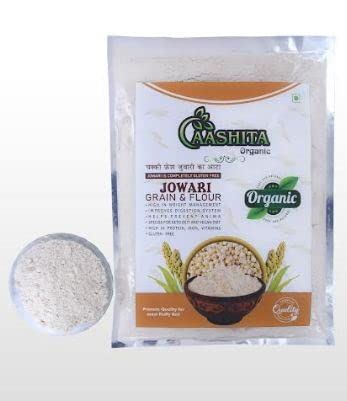 AASHITA Whole Jowar Flour (Sorghum Quinoa Flour) Gluten Free | High Fibre Jowar Flour (10)