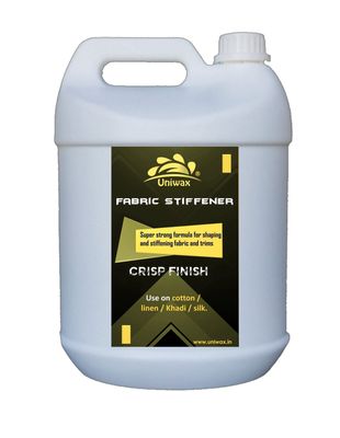 Uniwax Fabric Stiffener | Long-Lasting Stiffness & Shape Retention | Ideal for Cotton & Linen 5kg