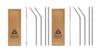FIRST FRONT Stainless Steel Straws with Cleaning Brush for Kids & Adults and, Multicolour & (Pack of 2) view 2