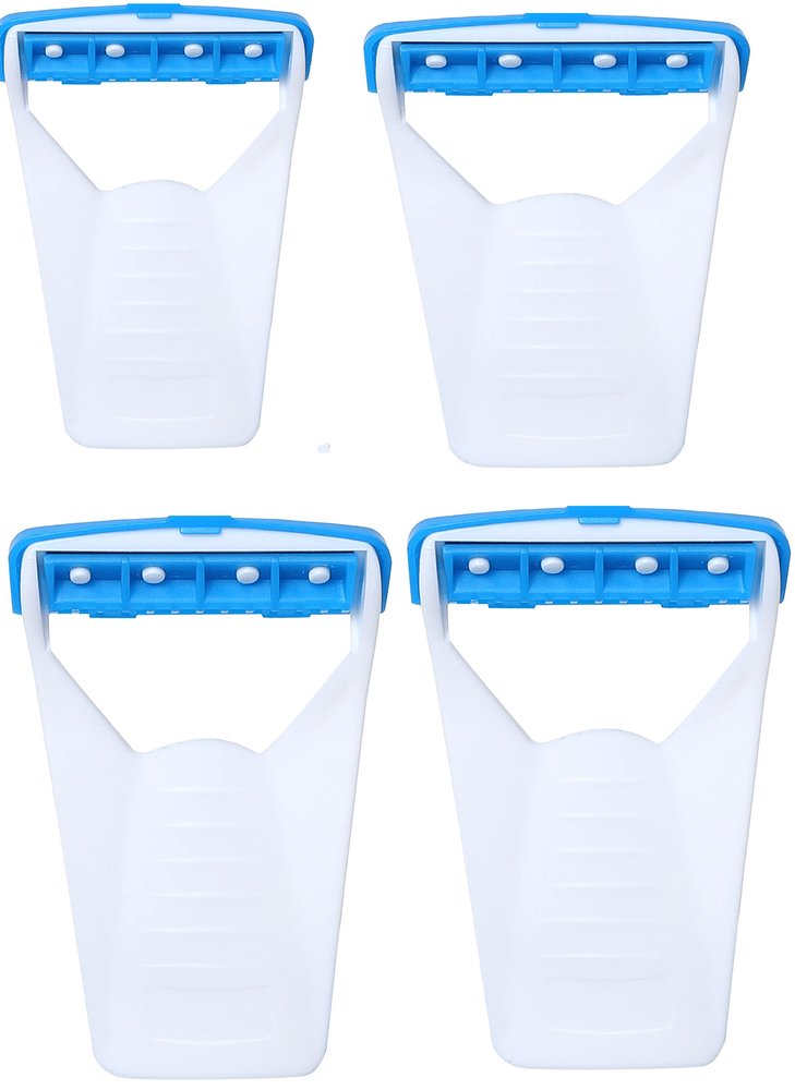 blue fit Skin razor pack of 4| Razor for Safe Body Hair Removal prep razor | Smooth | Sharp | Safe