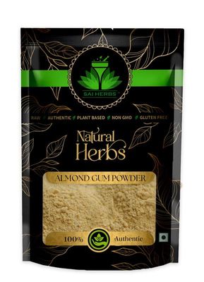SAI HERBS Almond Gum Extract Powder - Pure & Natural (250 Grams)