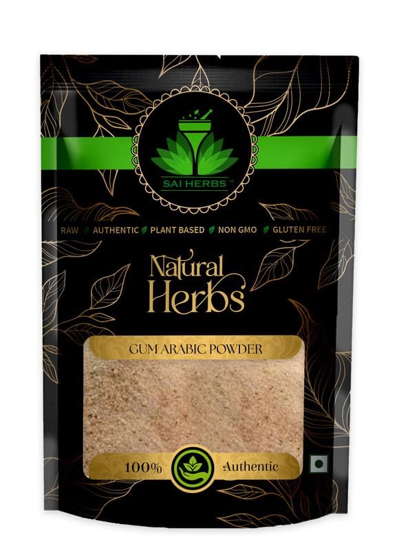 SAI HERBS Gum Arabic Powder - Pure & Natural (1 KG)