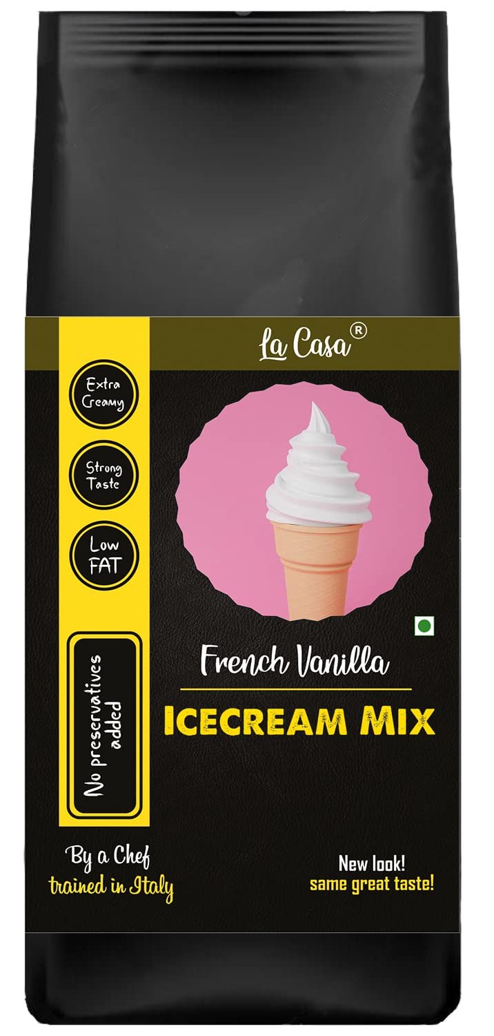La Casa Icecream Premix - French Vanilla | Extra Creamy & Strong Flavor | 250g |