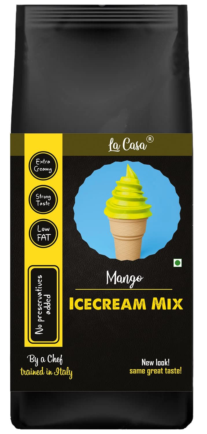 La Casa Icecream Premix - Mango | Extra Creamy & Strong Flavor | 250g |