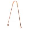 Clubby Copper Round Tongue Cleaner for Managing Oral Health | Reduces Bad Breath & Supports Digestive Health | Comfortable & Flexible Handle | Easy & Safe to Use| Combo view 3