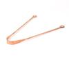 Clubby Copper Round Tongue Cleaner for Managing Oral Health | Reduces Bad Breath & Supports Digestive Health | Comfortable & Flexible Handle | Easy & Safe to Use| Combo view 4