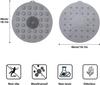 Shower Mat Non-Slip Round Bathroom Mat with Strong Rubber Suction Cups and Drain Holes PVC Washable Shower Massage Foot Pad for Kids, Adults, Elderly, Bathroom view 3