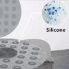Shower Mat Non-Slip Round Bathroom Mat with Strong Rubber Suction Cups and Drain Holes PVC Washable Shower Massage Foot Pad for Kids, Adults, Elderly, Bathroom view 4