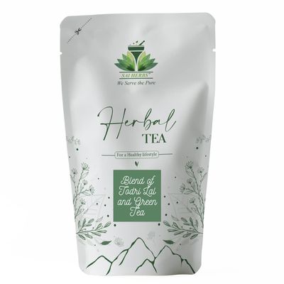 SAI HERBS Blend Of Todri Lal And Green Tea - For immunity - Pure & Natural - Luxury Herbal Tea (25 Grams)