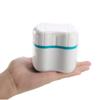 Denture Bath Box Case Dental False Teeth Cleaning Container Rinsing Basket Retainer Appliance Holder Tray/ view 4