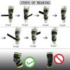 1PCS Adjustable Knee Support Knee C-ompression Sleeve Brace Double Compression Band Breathable Design for Running Basketball Baseball Hiking Sport Activities/ view 2