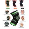 1PCS Adjustable Knee Support Knee C-ompression Sleeve Brace Double Compression Band Breathable Design for Running Basketball Baseball Hiking Sport Activities/ view 3