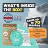 Ecoegg Laundry Egg | Detergent & Fabric Conditioner Replacement | No bio, enzymes, phosphates, bleach | Sensitive Skin | Tropical Breeze 70 Washes view 2