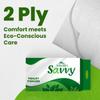 Kressa Savvy 2 Ply Toilet paper Roll | (Pack Of 2) | Total 12 Rolls | 2160 Pulls view 3