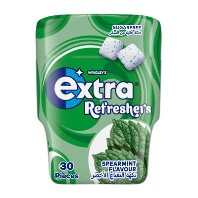 Extra Refreshers Flavour Sugarfree Chewing Gum Bottle 67 g, 30 Pellets