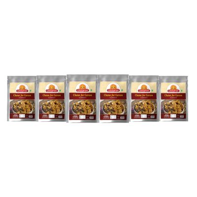 GFP Gluten Free Low Fat Black Chana JOR Garam Namkeen Snacks for Diet|Healthy Gujarati Snack|Farsan Snacks Namkeen|Roasted Snack||Ready To Eat||Guilt Free Snack-1Kg*6Pack