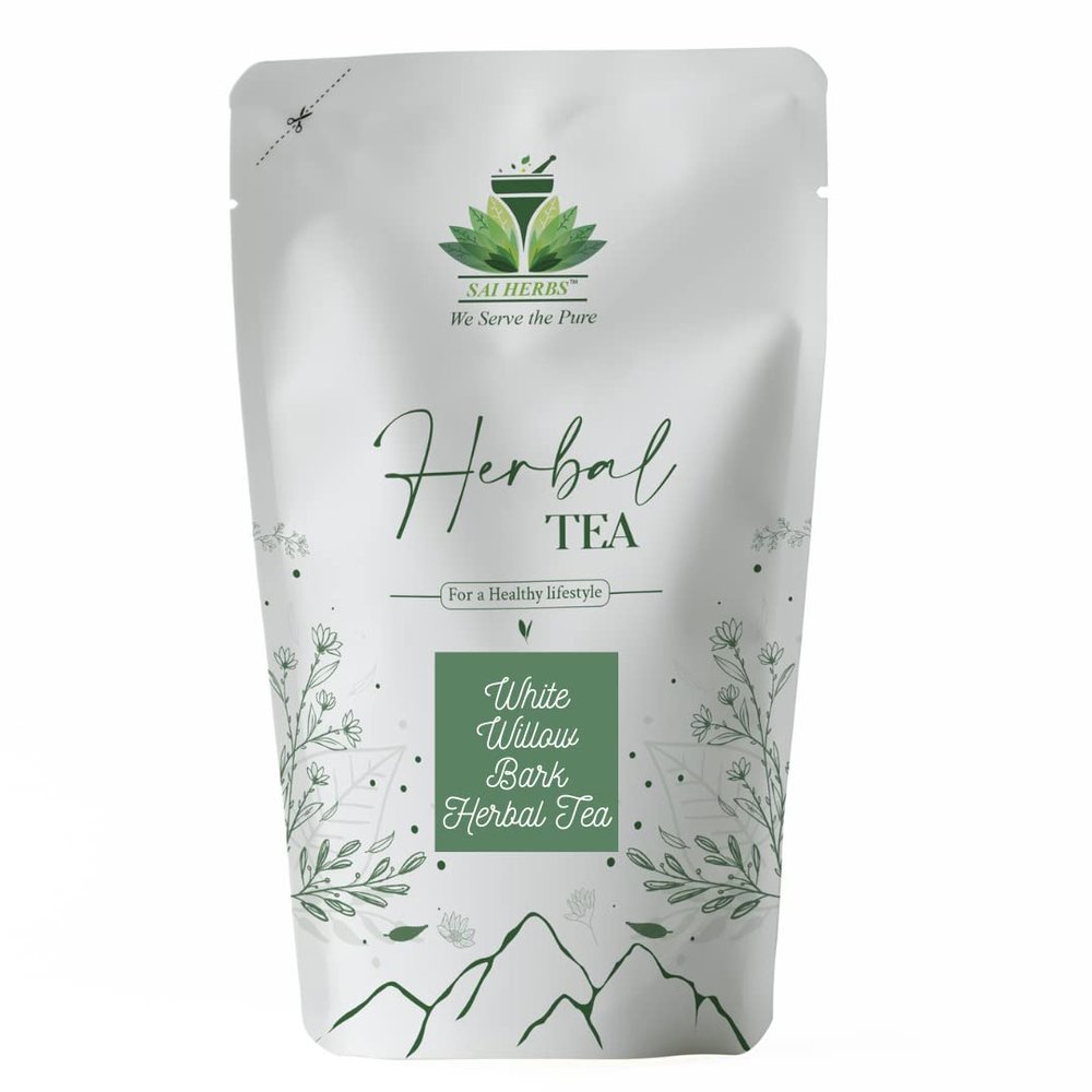 SAI HERBS White Willow Bark Herbal Tea - Good for Skin - Luxury Herbal Tea - Pure & Natural (100 Grams)